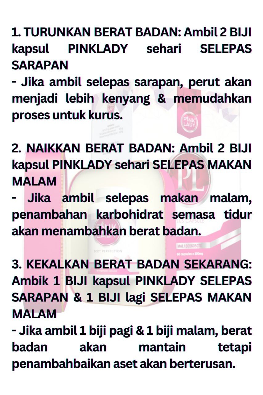 cara pengambilan pinklady