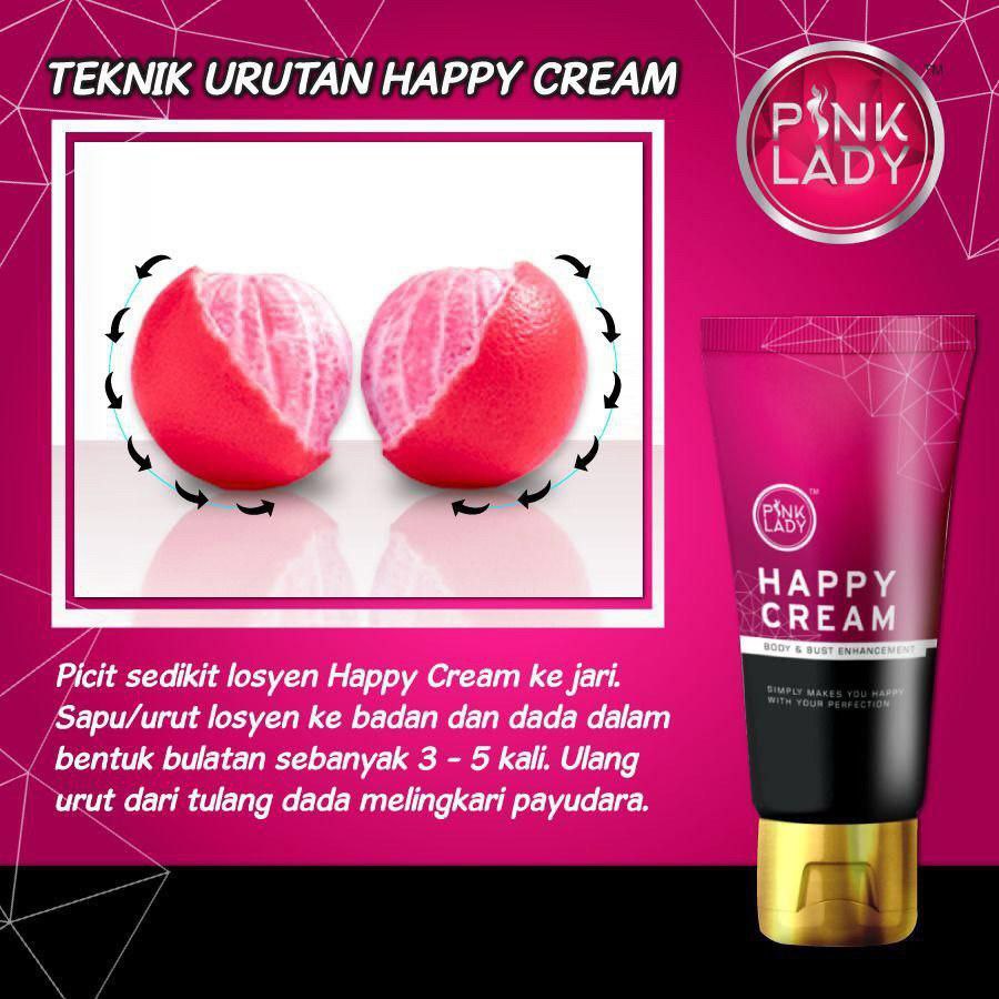 cara urutan happy cream